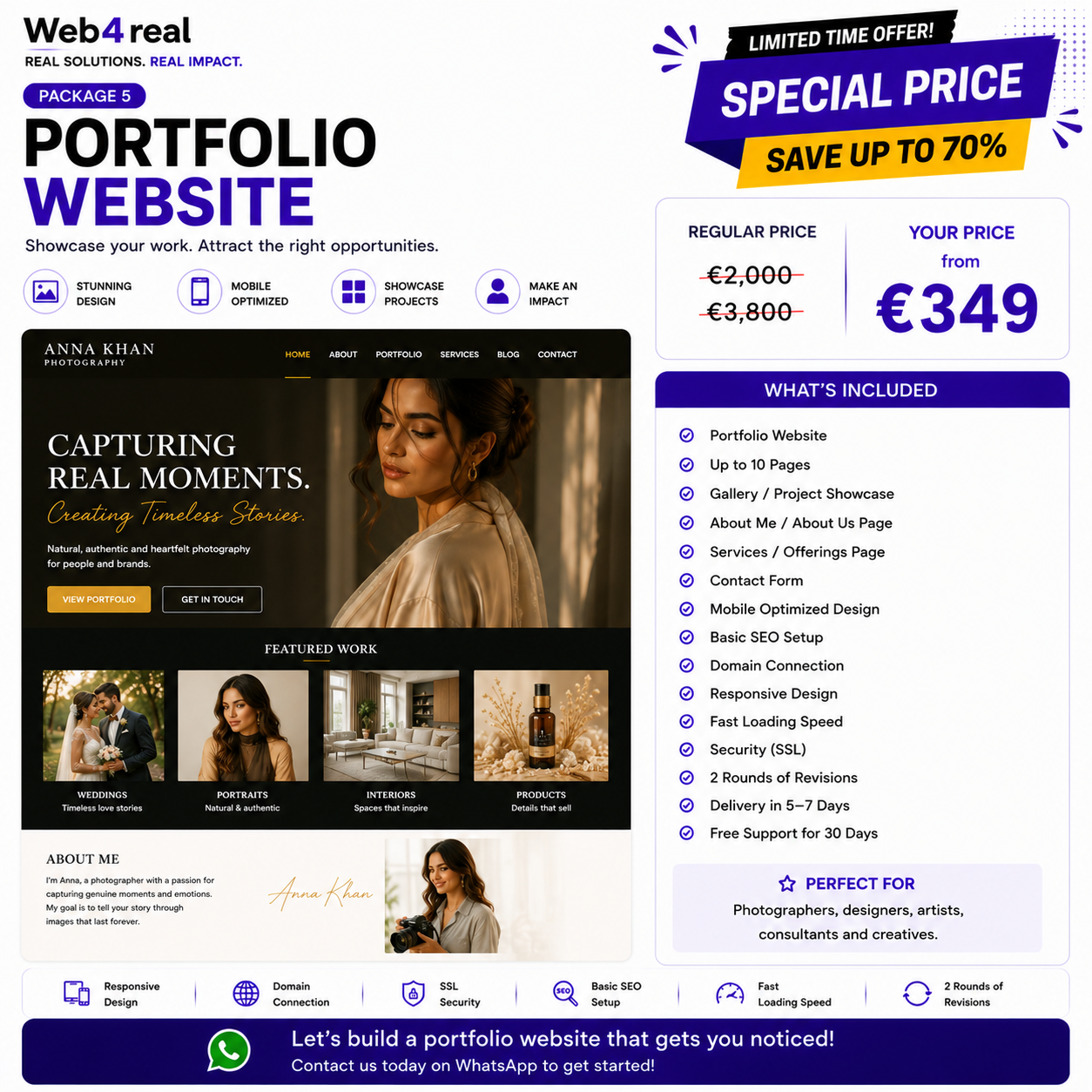 Web4real — Portfolio-Website